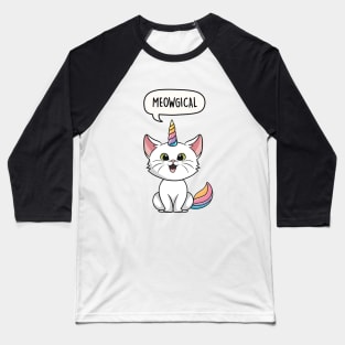 Meowgical Cat Baseball T-Shirt